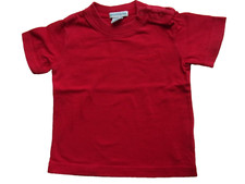 J100 Vêtement occasion Bébé  T-SHIRT rouge  ORCHESTRA  12 Mois