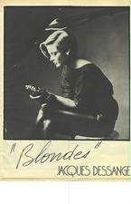 PUBLICITE  1976  JACQUES DESSANGE coiffeur à Paris  " BLONDES"