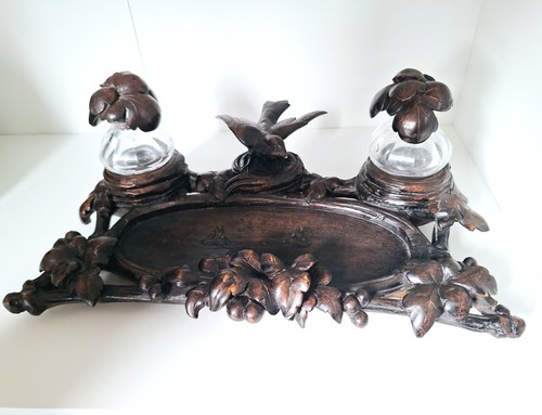Encrier double oiseau - encrier,