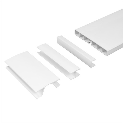 100mm blanc plinthe de - 100mm,