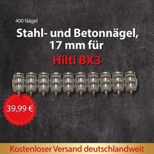 400 Pièce Hochleistungsnagel pour Acier Et Béton Comme Hilti X-P 17 B3 #2156216