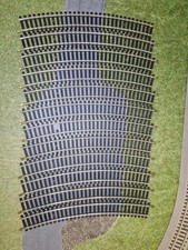 Lot de 12 rails Courbes En Maillechort 445 Jouef ho