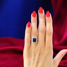 Bague en or blanc 18 carats