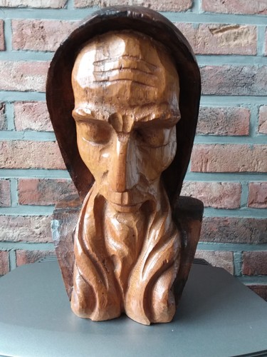 Ancienne sculpture buste - , en
