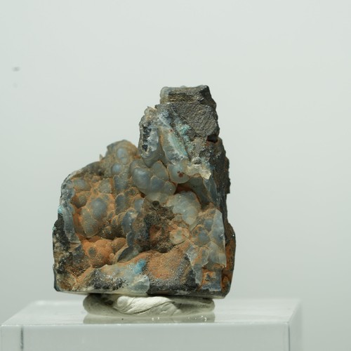 Rare shattuckite sphérique - , à