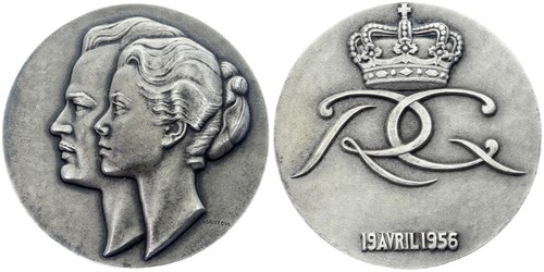 Monaco médaille mariage - monaco,