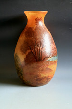 GRAND VASE ANCIEN EN VERRE