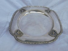 PLAT ANCIEN EN METAL ARGENTE /