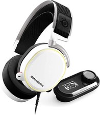 Casque gaming filaire SteelSeries Arctis Pro + GameDAC blanc pour PS5/PS4 et PC