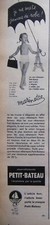 PUBLICITÉ DE PRESSE 1955 PETIT BATEAU CULOTTES ET SOUS VÊTEMENT MARINETTE .