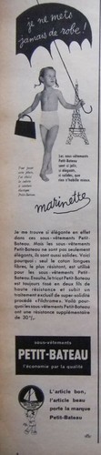 Publicité presse 1955 - de,
