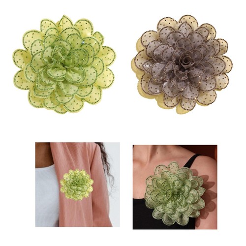 Grande broche fleur - cm, de