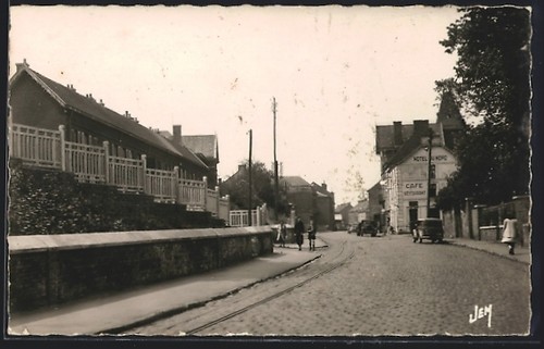 Cpa jeumont rue maubeuge - jeumont,,