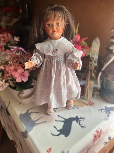 Robe ancienne poupee mode - poupee,