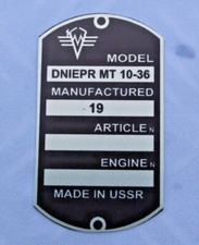 Dnepr 10-36 Aluminium Prénom