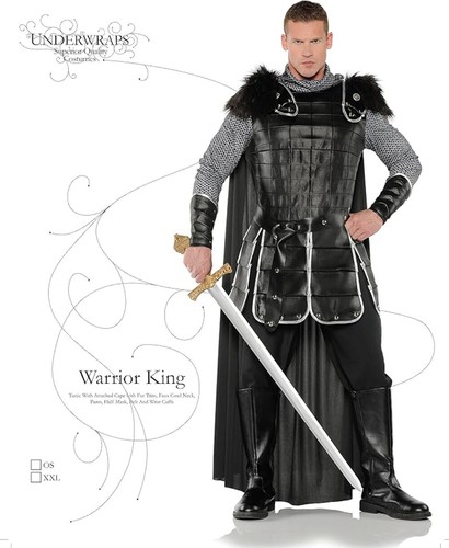 Medieval warrior king - warrior, men's