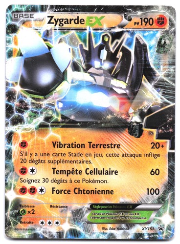 Carte pokémon zygarde - carte,