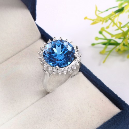 Aaa topaze bleu rond 11x11 - aaa,