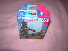 PLAYMOBIL 5369 POLICIER D ELITE FORCE SPECIALE AVEC CHIEN  NEUF