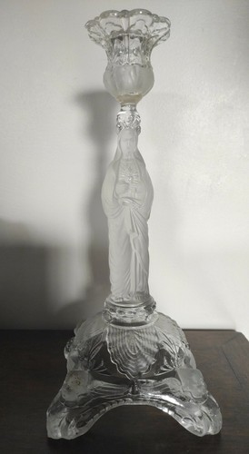 Beau bougeoir verre - en,