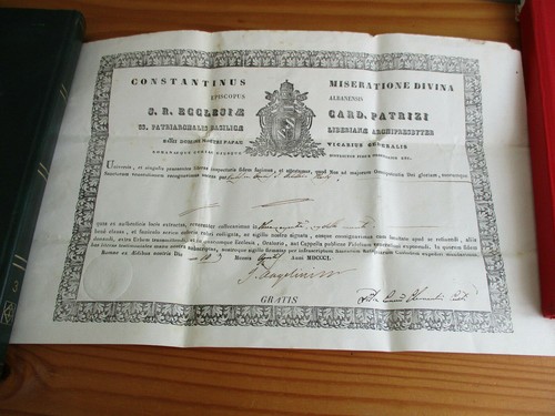Bulle papale pontificale - , 1801