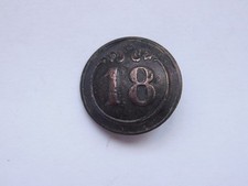 NAPOLEON III : BOUTON 18° DE