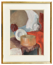 ANCIENNE ET BELLE NATURE MORTE SIGNEE VERS 1950 (41)