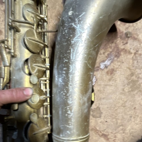 Vintage brass saxophone - vintage,