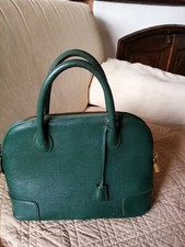 SAC CUIR FAÇON AUTRUCHE *RENOUARD* INTÉRIEUR CUIR BEIGE. CADENAS & CLE