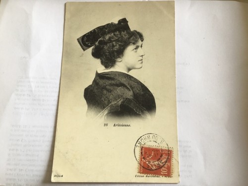 Cpa scène type costume - scène, et