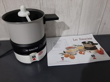 LE SAUCIER Électrique SEB 8361  1 litre + Copie livret  Recettes Très Bon État 4