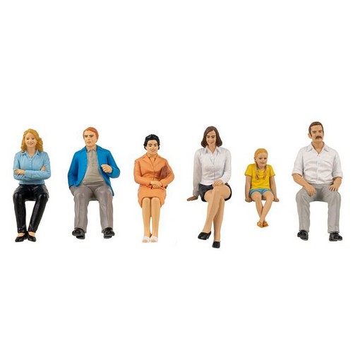Personnages assis g - 6, assis-g