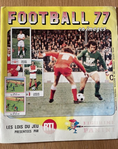 Album vide panini - foot, 1977