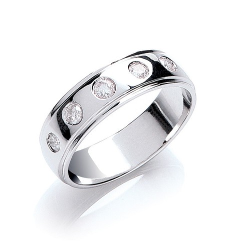 9ct blanc 6mm - 9ct, escarpin