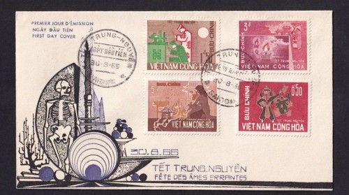 Fdc viet nam - nam, 30/08/1966