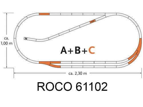 Roco set extension voie - roco,