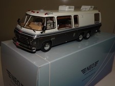 1:43 NEO GMC MOTORHOME -CAMPING CAR Blanc/Gris no ( dinky toys /norev/solido )
