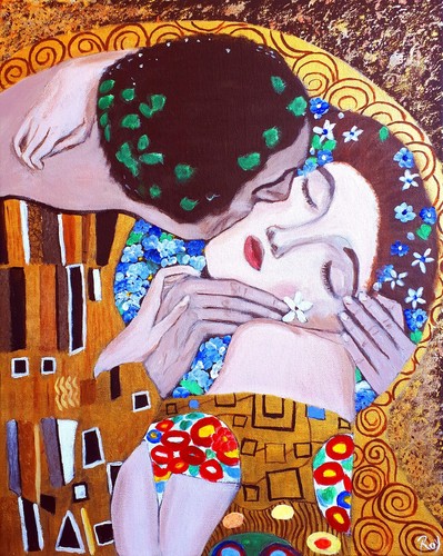 Gustav klimt baiser - klimt, le
