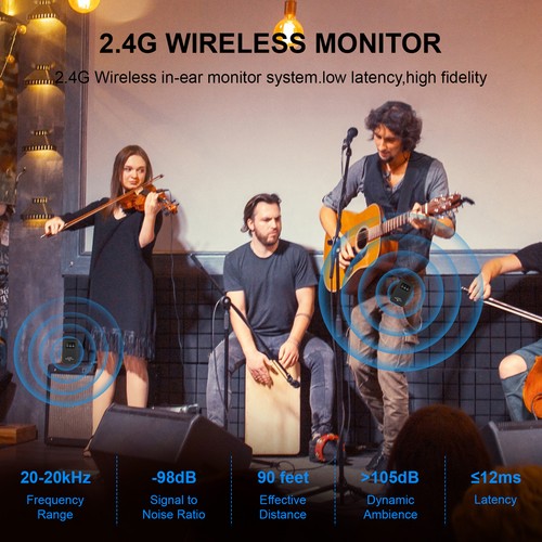 Wireless ear monitor - 2.4g,