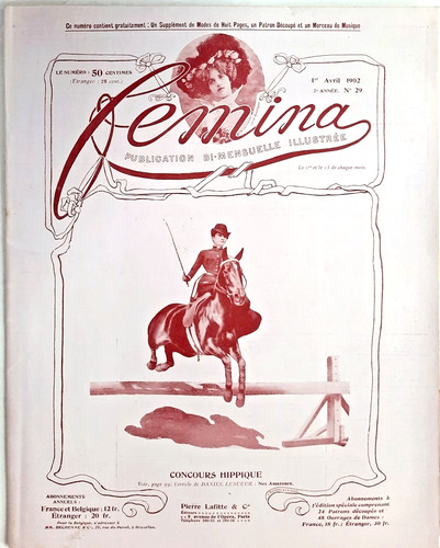 Revue femina 1 avril - femina, n°29.