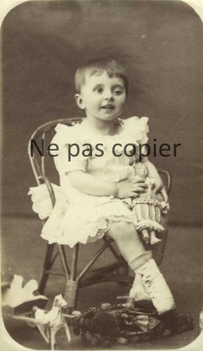 Enfant vers 1880 cdv par - cdv,