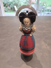 Lot Culbuto alsacienne ancien celluloïd 12 cm et cigogne12 cm