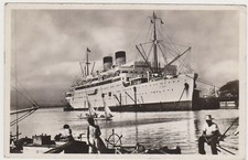 Carte postale photo Paquebot