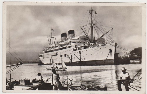 Carte postale photo - , paquebot