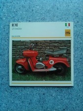 FICHE MOTO ITALIE RUMI 125