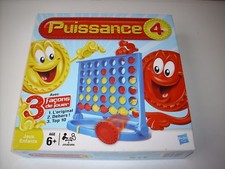 (5) JEU DE SOCIETE " PUISSANCE 4  " PAR HASBRO COMPLET EN BOITE 