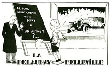 Publicité ancienne voiture
