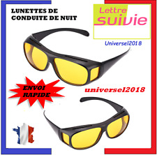 LUNETTES DE CONDUITE DE NUIT Anti-éblouissement Sur-lunettes LUNETTES DE SOLEIL