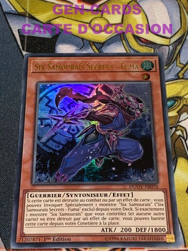 Carte six samourais - gi,