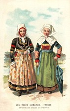 CPA Les Races Humaines (Finistère) - Bretonnes allant au Pardon (Pub Florentine)